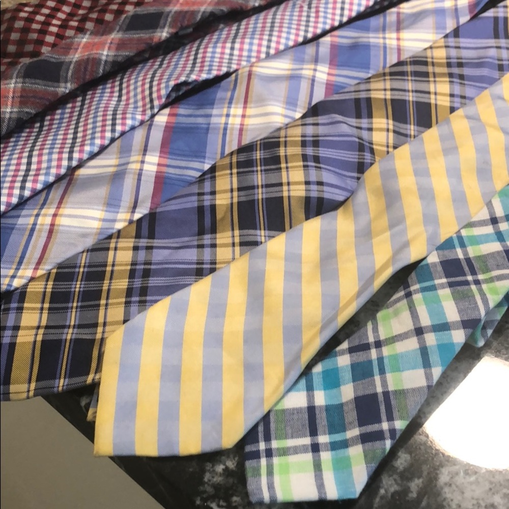 Lot of 7 plaid ties 🔥